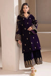 03-Piece Velvel Micron Suit With Embroidery | Ready To Wear